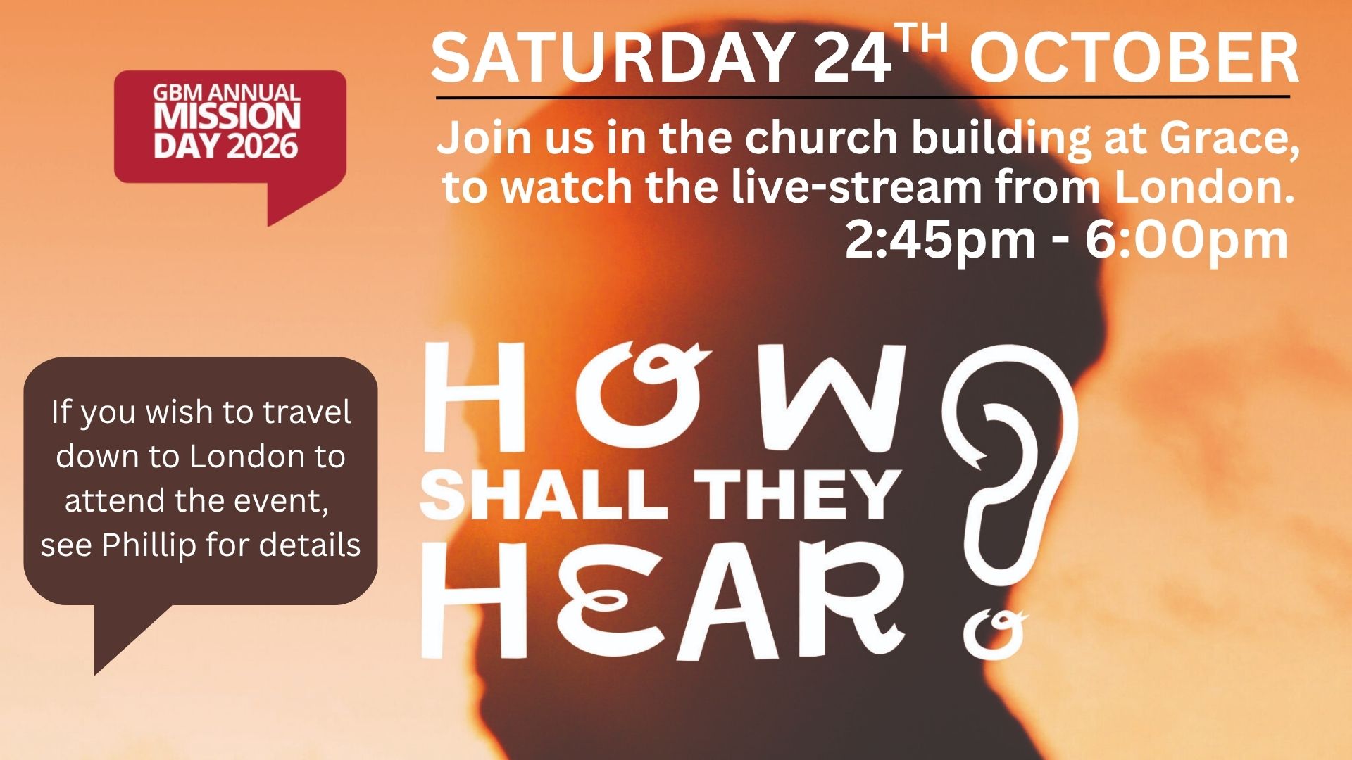 GBM Annual Mission Day Live Stream